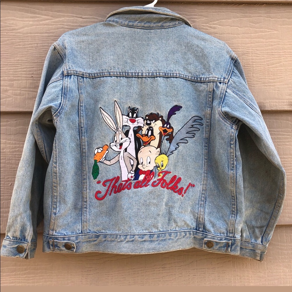 Original Loony Toons Embroidered denim jacket